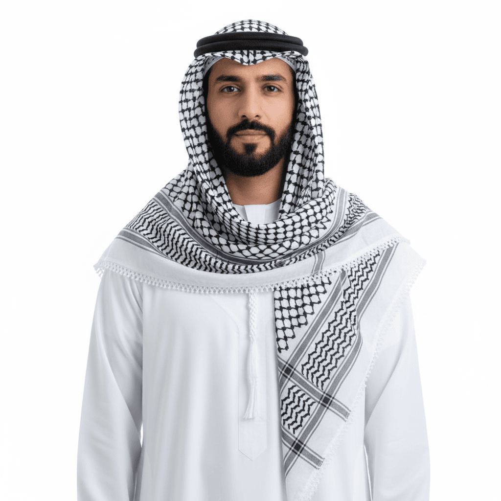 كوفية السنام هدب دبوس