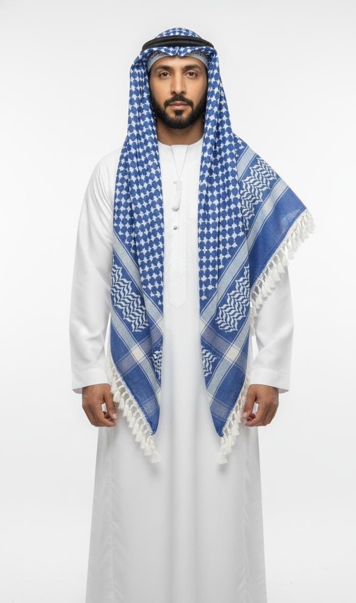 شال الياسمين ملون