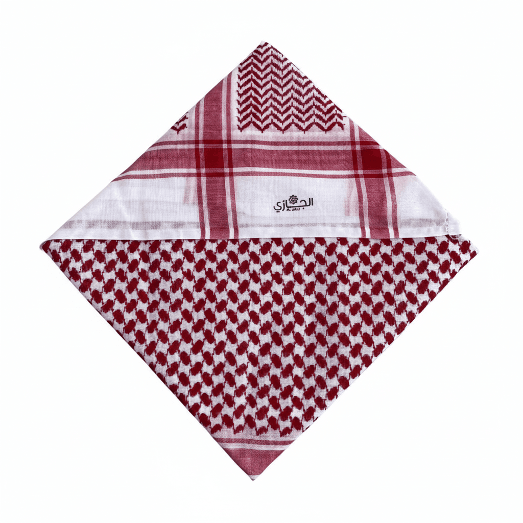 شماغ الجازي أحمر - الصورة 2