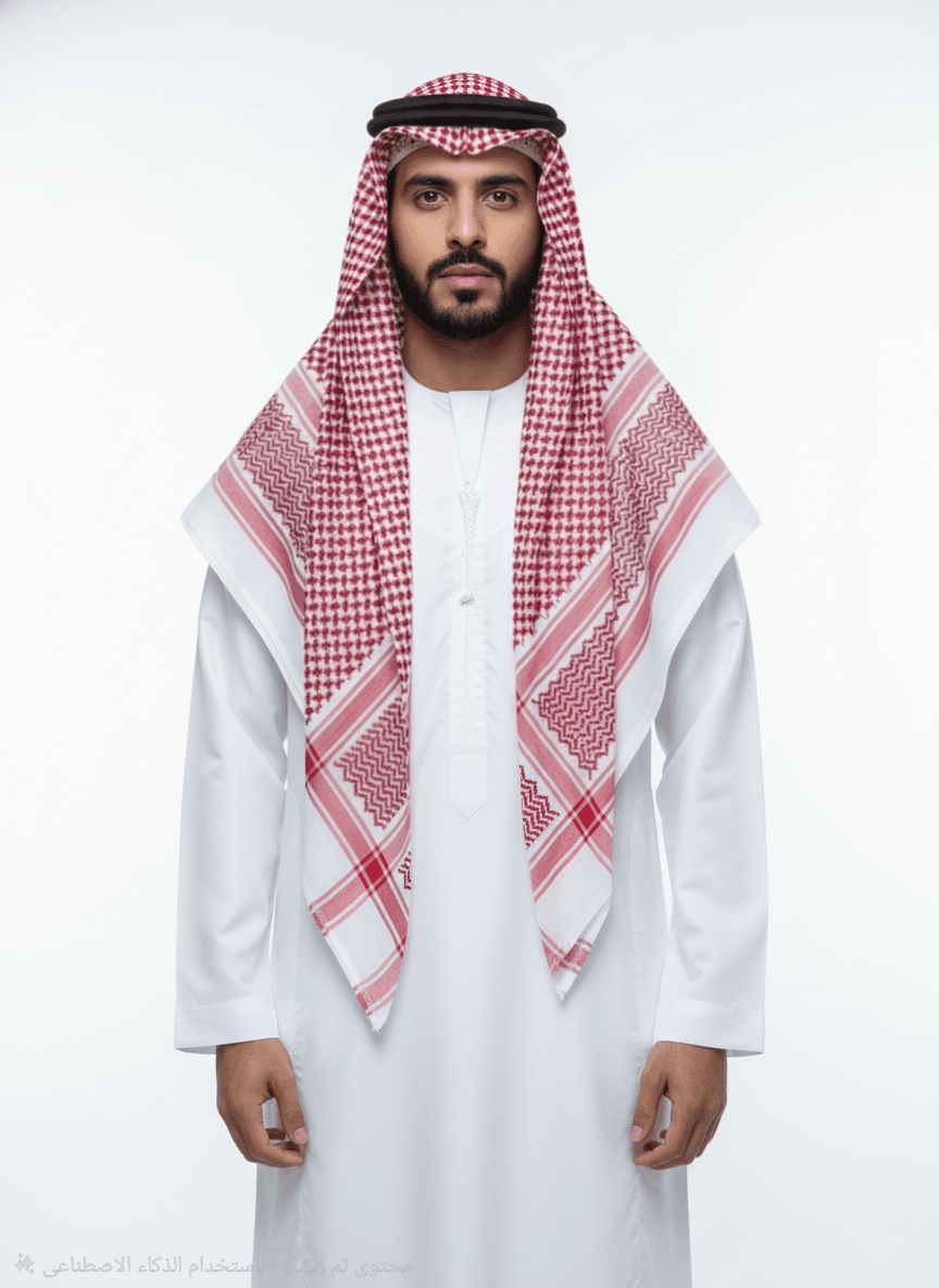 شماغ الجازي أحمر