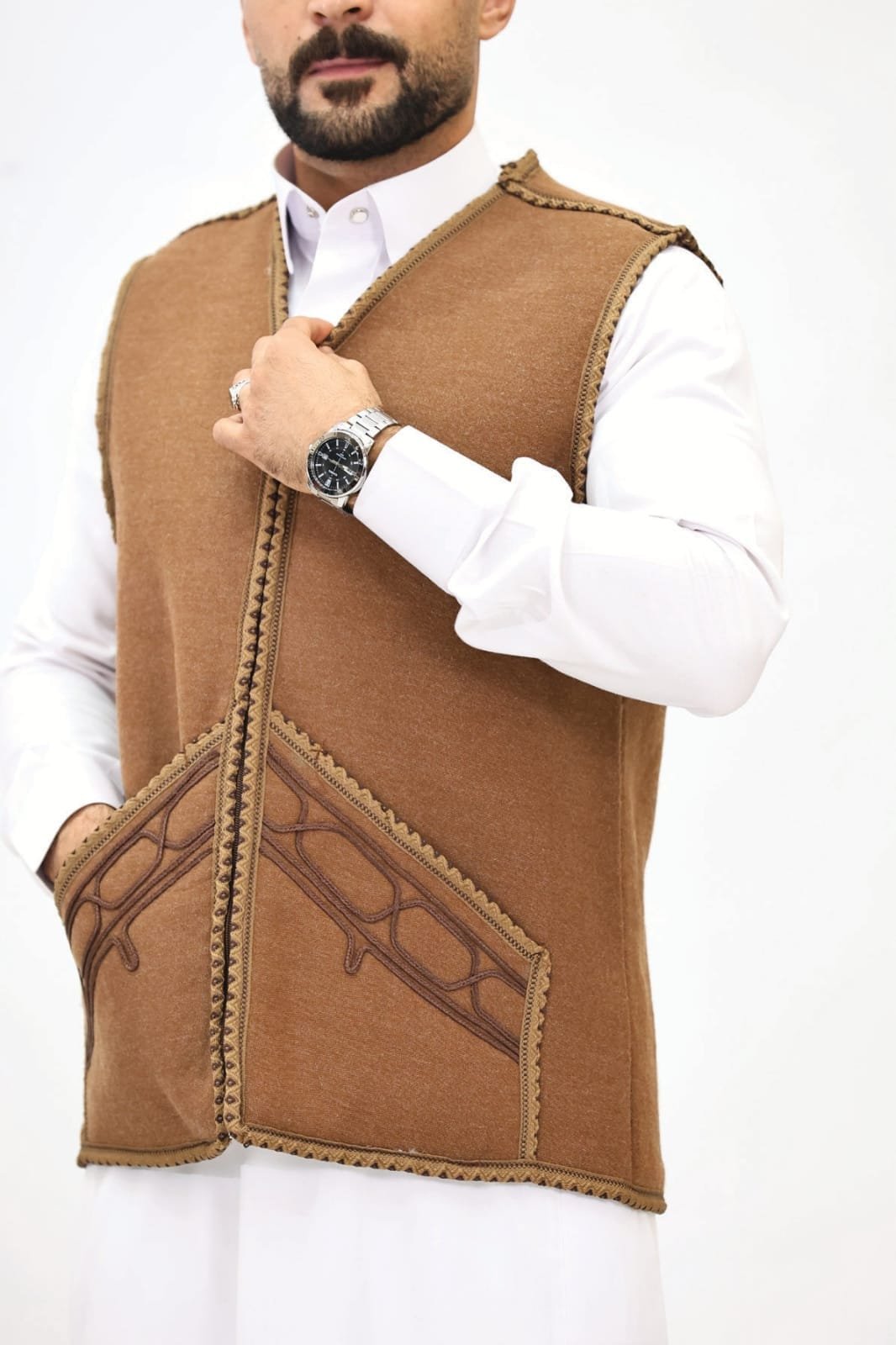 صدرية شتوي خط عربي فاخر