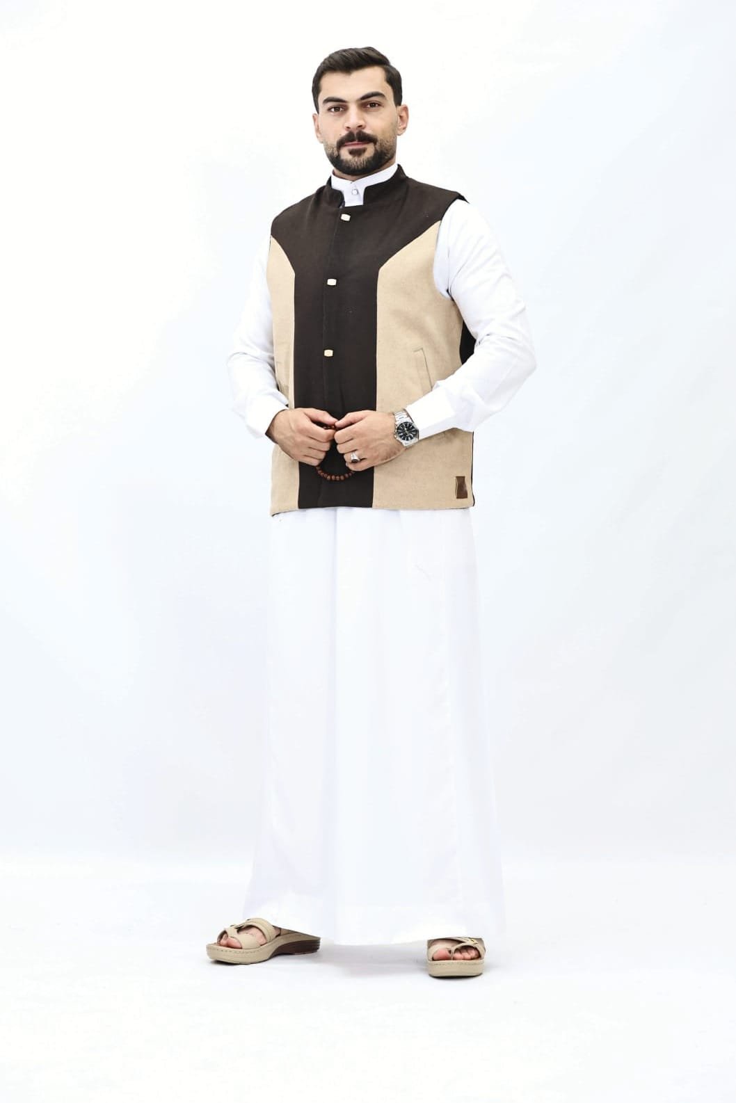 صدرية جوخ صوفي دبل فيس كبك