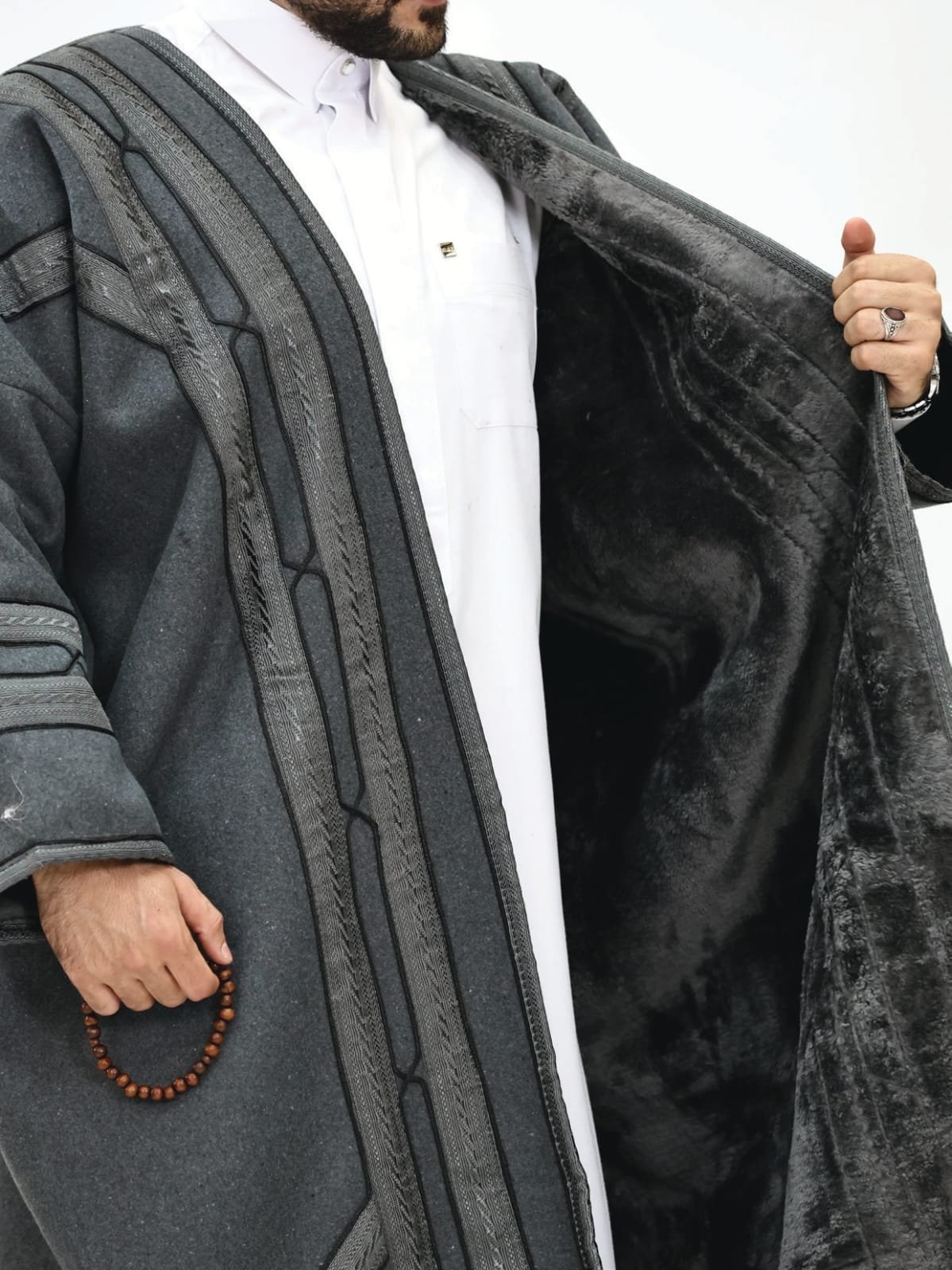 فروة المختار صوف طبيعي - الصورة 2