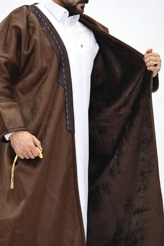 فروة رجالي بشت مخمل - الصورة 3