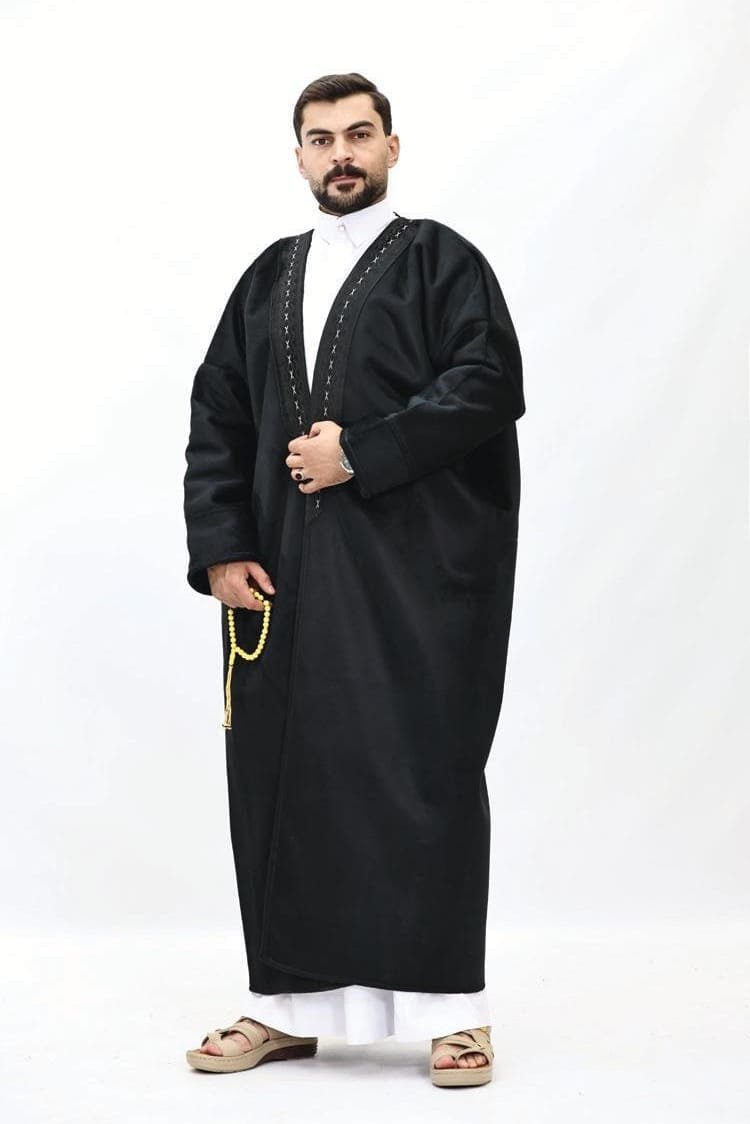 فروة رجالي بشت مخمل