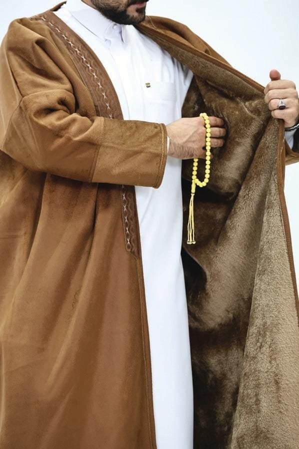 فروة رجالي بشت مخمل - الصورة 2