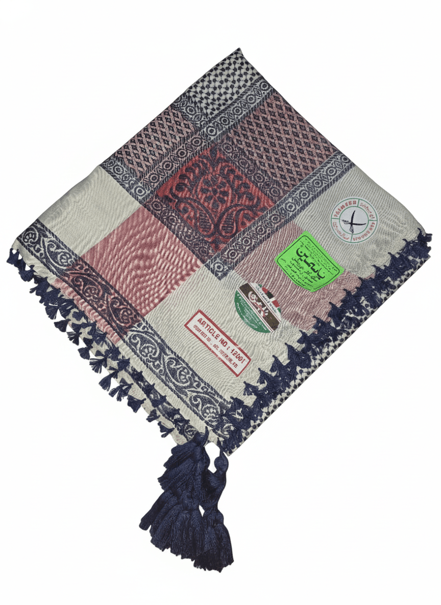 كوفية شال هندي ملون