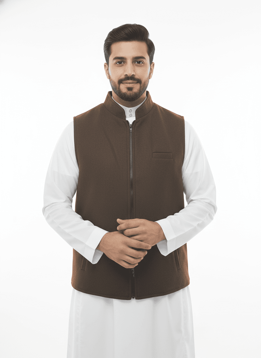 صدرية جوخ دبل فيس