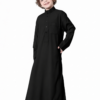 ثوب ولادي القصة السعودية باللون الأسود